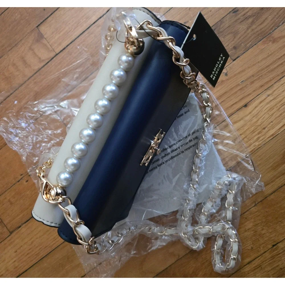 Badgley Mischka Crossbody Bag in Two Tones